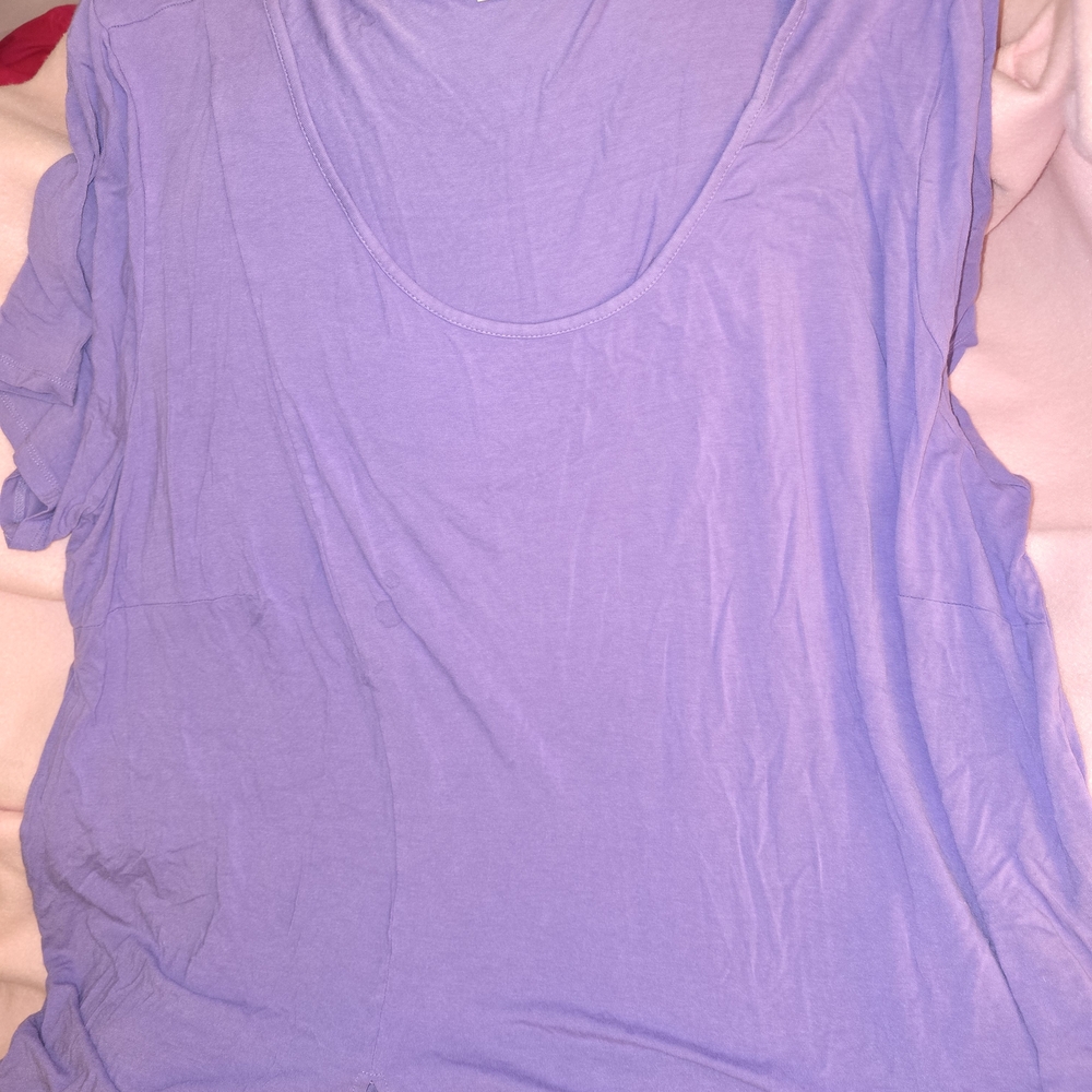 Avenue Purple Sleeveless Relaxed Tank Top